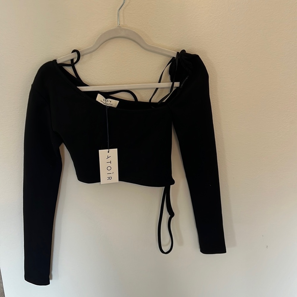 Atoír Black Promise Me Crop Top